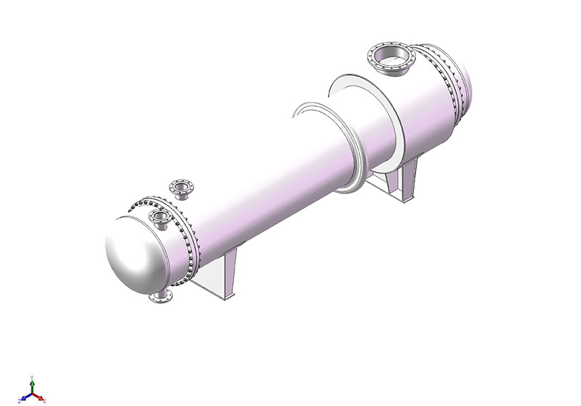 E1202A 反应釜二级冷凝器 DN1000